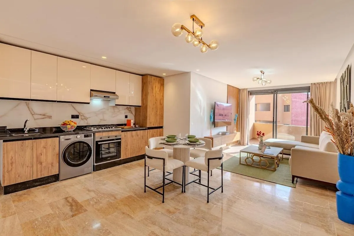 Elegant 2Br Apartment In Gueliz Marrakesh Morocco