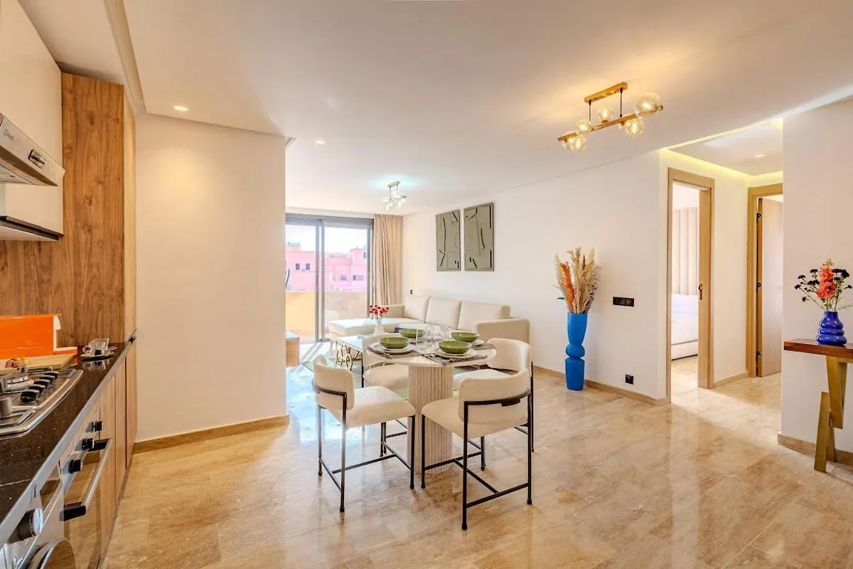 Elegant 2Br Apartment In Gueliz Marrakesh